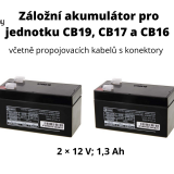 Záložní akumulátor pro jednotku CB19, CB18 a CB17 (2)
